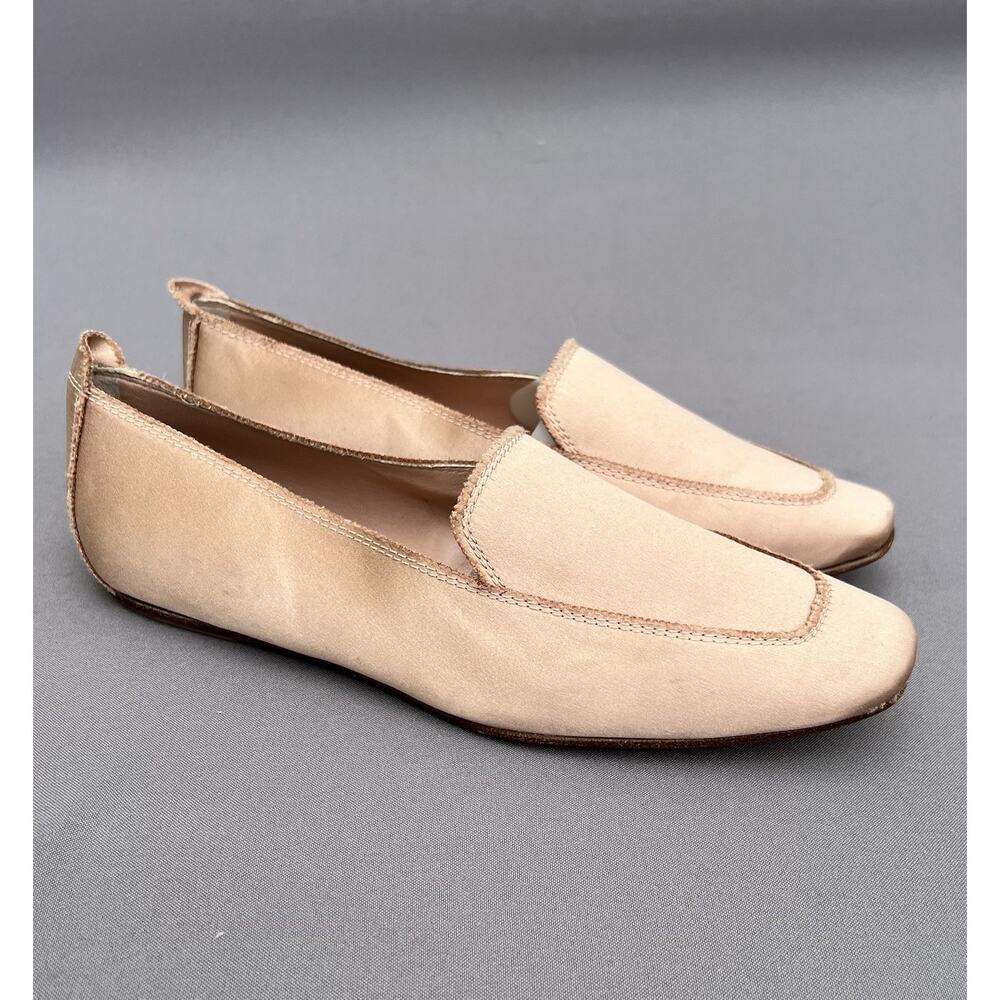 PEDRO GARCÍA Satin Loafers Women’s Antique Rose 7 US / 37 EU - Picture 3 of 12